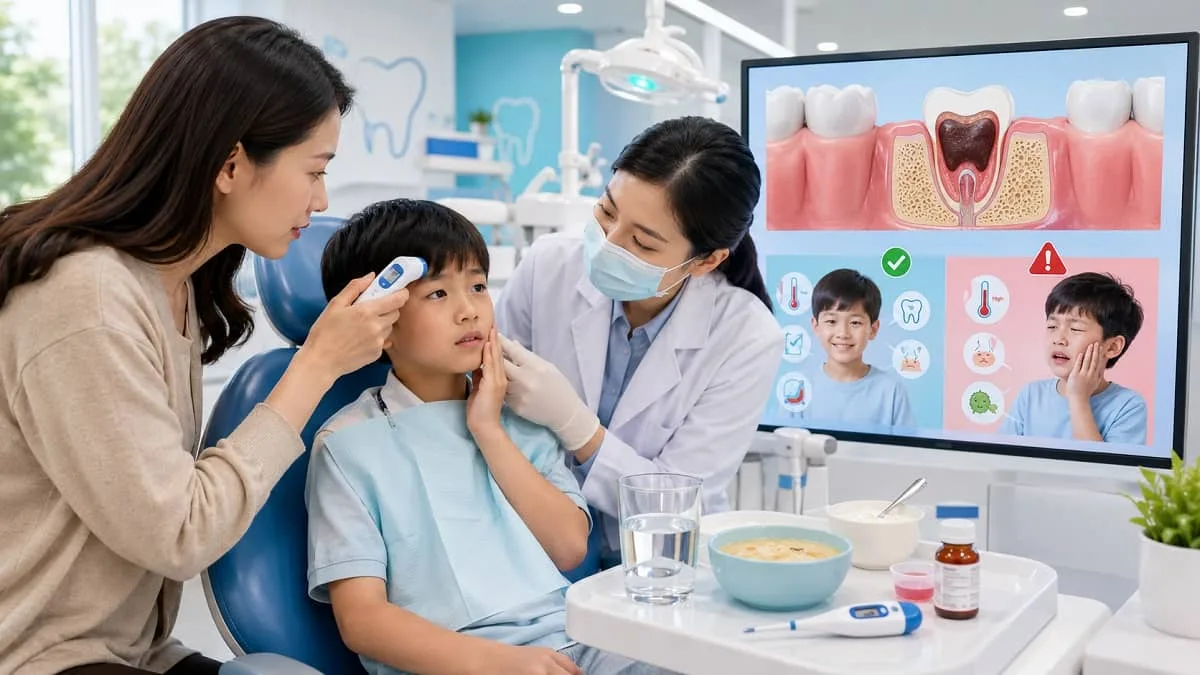 Bé Nhổ Răng Xong Bị Sốt: Bình Thường Hay Nguy Hiểm?
