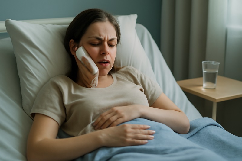 Nhổ răng khôn xong bị buồn nôn phải làm sao?