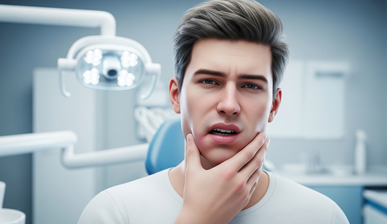 nhổ răng khôn xong bị mỏi hàm