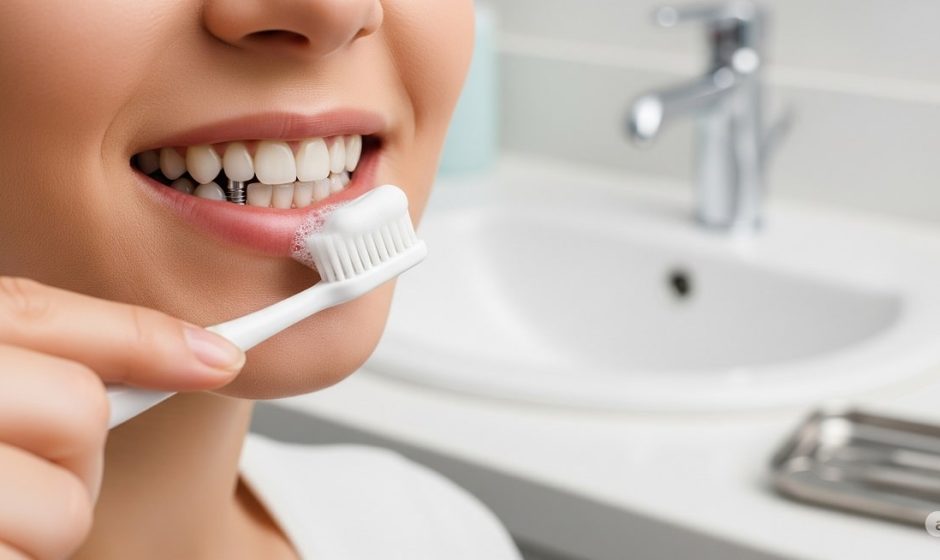 Trồng răng Implant có đánh răng được không? Hướng dẫn chuẩn chuyên gia