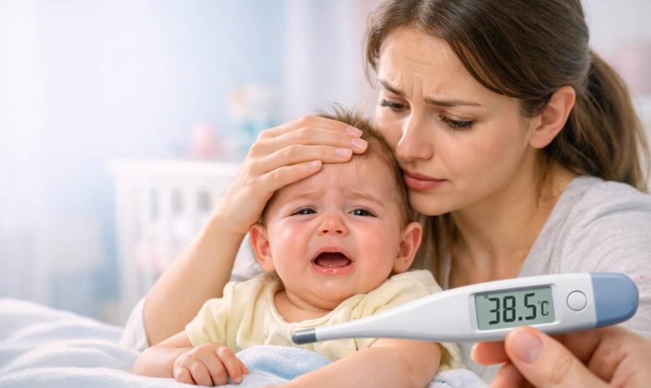 Sốt mọc răng cao nhất bao nhiêu độ? Mức an toàn cho bé