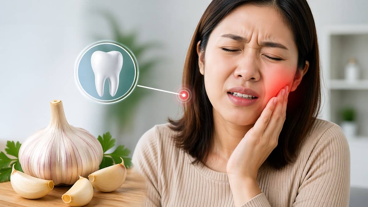 Hướng dẫn cách giảm đau răng bằng tỏi tại nhà, cách dùng đúng và khi nào cần đi khám nha khoa. An toàn và hiệu quả!