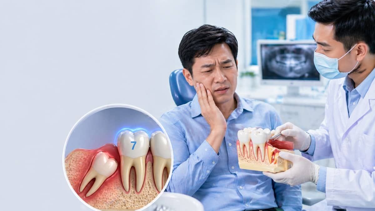 Nhổ răng khôn xong bị buốt răng số 7: Nguyên nhân và cách xử lý
