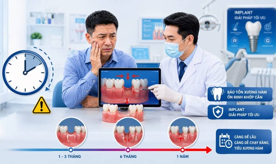 Mất Răng Bao Lâu Thì Bị Chạy Răng?