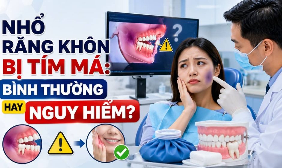 Nhổ Răng Khôn Bị Tím Má: Bình Thường Hay Nguy Hiểm?